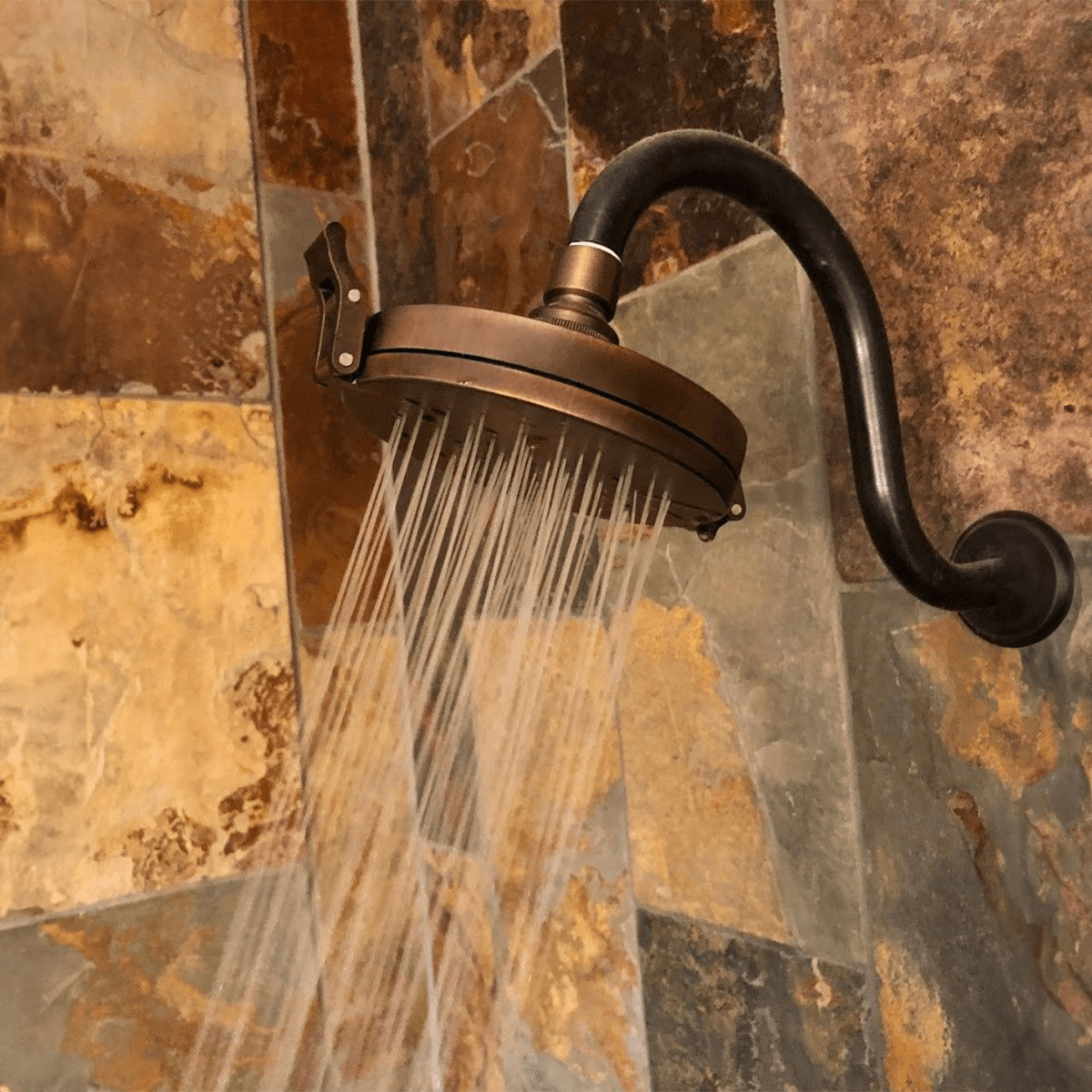 Limited Edition: Bronze Shower Head - www.shopshowerclear.com